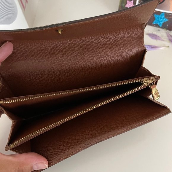 LOUIS VUITTION Vintage Authentic Monogram Sarah Long Wallet - Picture 3 of 8